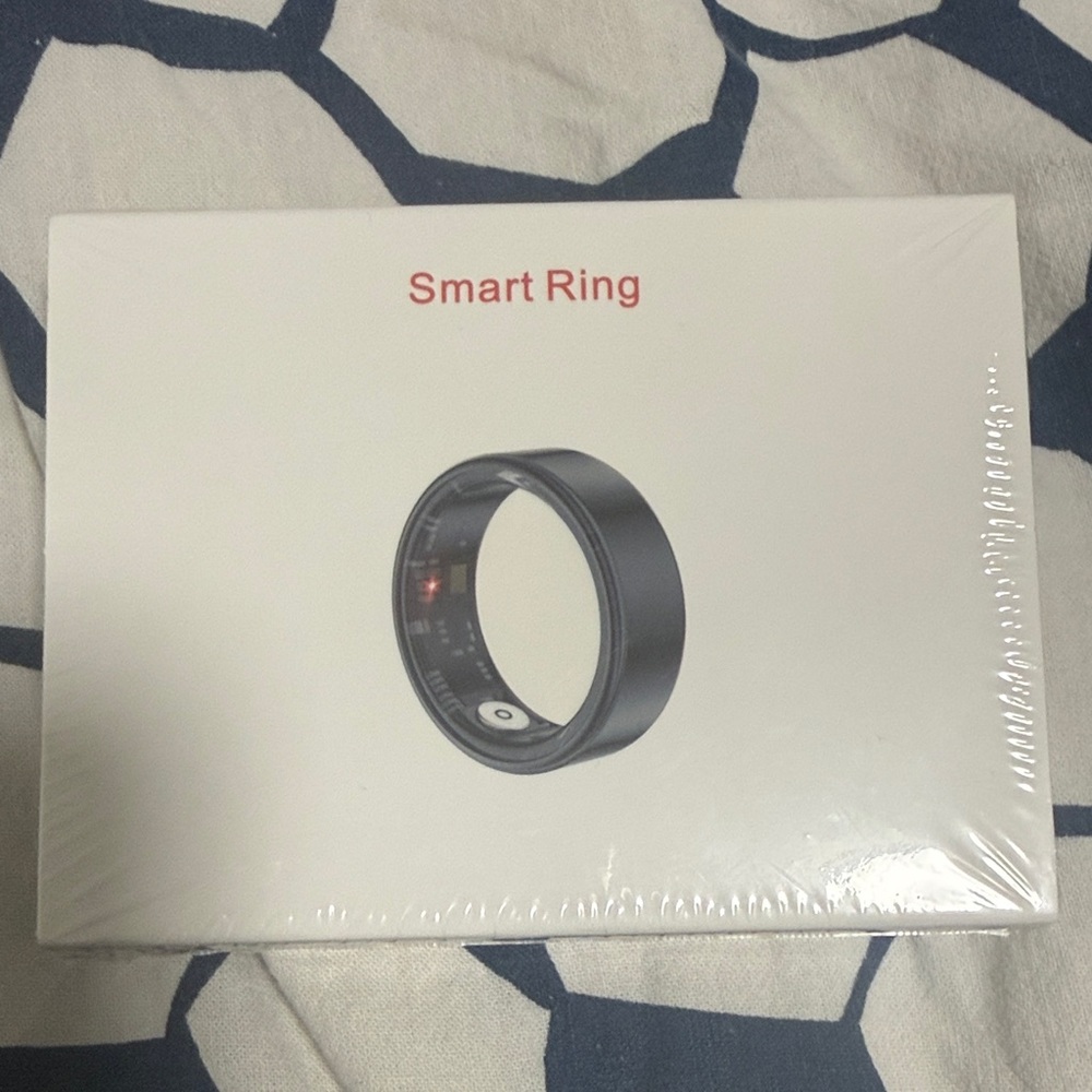 NWB Smart Ring Black Sz 12